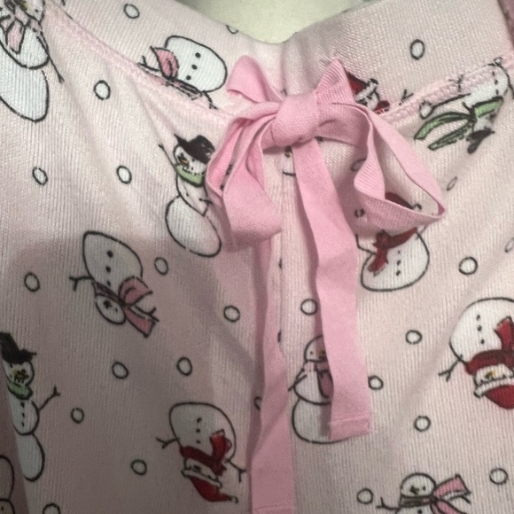 NWT- ⛄️ Laura Ashley Snowman Pajama Pants and matching Socks - Picture 4 of 5